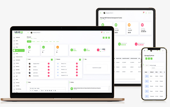 リード管理システム